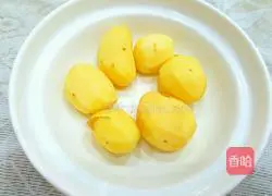 Illustration of how to cook pork ribs with colored peppers and potatoes 2