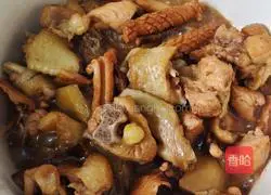 Illustration of how to make squid and braised chicken 4