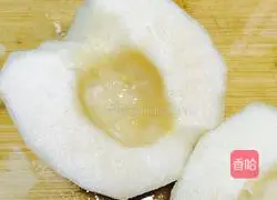 Illustration of how to make red wine pears 2