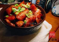 Sichuan Style - Braised Carrot Sausage Illustration 20