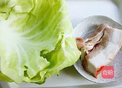 Illustration of how to make twice-cooked pork with cabbage 1