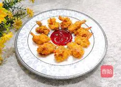 Illustration of how to make crispy anchovy shrimp 15