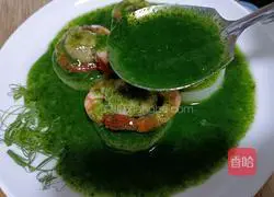 Illustration of how to make emerald white jade shrimp 18