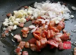 Illustration of how to make pasta (long noodles with red wine meat sauce) 5