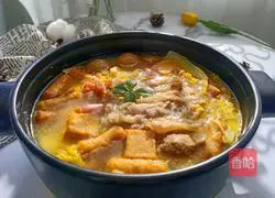 Illustration of how to make sour soup casserole meatballs 9