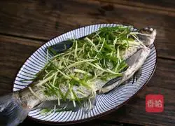 Illustration of how to make steamed fish 7