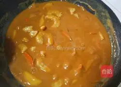 Illustration of how to make curry prawns 7