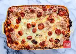 Vegetable Lasagna Baked Cherry Tomato Recipe Illustration 5