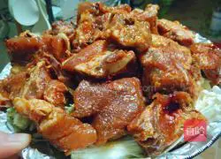 Illustration of how to make grilled pork ribs and vegetable platter 4