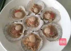 Illustration of how to make garlic vermicelli scallops 1