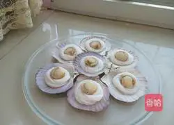Illustration of how to make garlic vermicelli scallops 1
