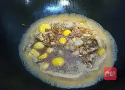 Illustration of how to cook chestnut and bullfrog 8