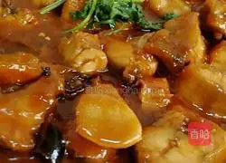 Illustration of braised cod fish recipe 13