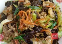 Illustration of how to make fish-flavored shredded pork (light version) 5