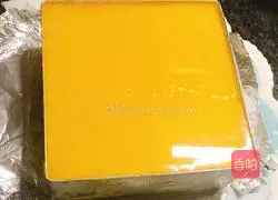 Illustration of how to make cocoa mango mousse 14