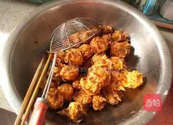 Illustration of how to make radish meatballs 8