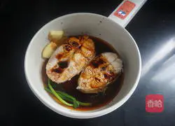 Illustration of braised fish recipe 9