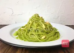 Cream Basil Angel Pasta Recipe Illustration 6