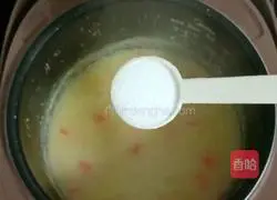 Illustration of how to make millet and shrimp porridge 13