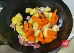 Illustration of how to make curry prawns 5