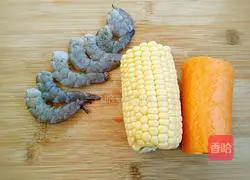 Illustration of how to make colorful shrimp porridge 4