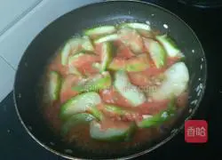 Illustration of how to cook loofah with tomato sauce 5