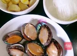 Illustration of how to make garlic abalone 1