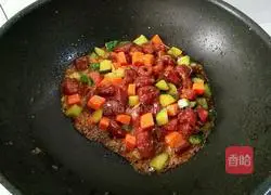 Illustration of how to make cherry meat 13