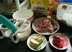 Illustration of how to make fried sweet and sour pork ribs 1
