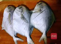 Illustration of how to make pan-fried pomfret 5