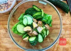 Cheese Salad Bento Illustration of how to do it 5