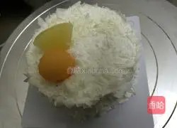 Illustration of how to make cantaloupe chocolate cake 5