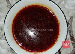 Illustration of how to make spicy ground three delicacies 6