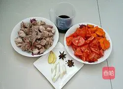 Illustration of how to cook beef stew in red wine 1