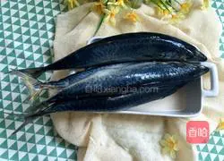 Illustration of homemade mackerel stew 1