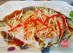 Illustration of how to make steamed fish 6