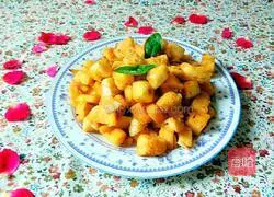 Illustration of how to make diced steamed buns fried in tomato sauce 13