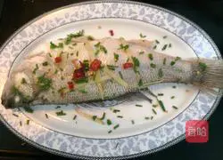 Illustration of steamed sea bass 10