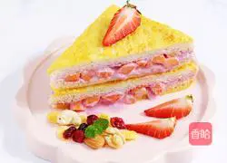 Afternoon Tea#Papaya Yoghurt Popped Sandwich#Recipe Illustration 12