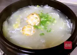 Illustration of how to make abalone and winter melon soup 7