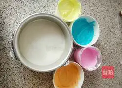 Illustration of how to make rainbow mousse 11