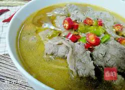 Illustration of how to make fat beef in sour soup 21