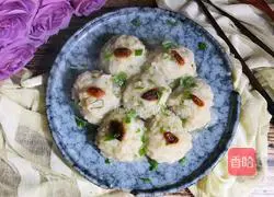 Illustration of how to make steamed radish balls 9