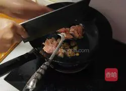Meat Illustration of how to make fried wasabi 4