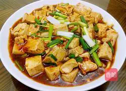 Illustration of braised homemade tofu 8