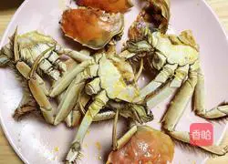 Illustration of how to make scallion oil crab cheese rice cake 6