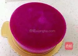 Recipe for 6-inch dragon fruit mousse cake 9