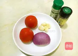 Illustration of how to make tomato sauce pasta 1