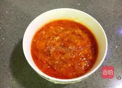 Illustration of how to make tomato sauce pasta 12
