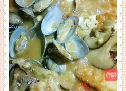 Illustration of how to make clam pot with tofu 6